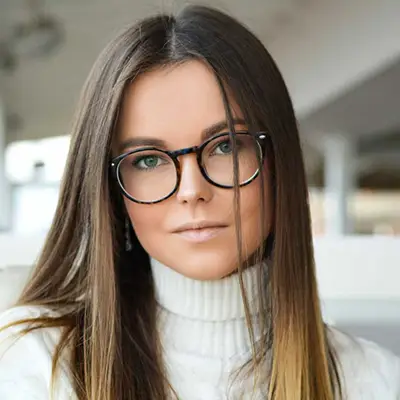 Woman With Glasses in Edmonton